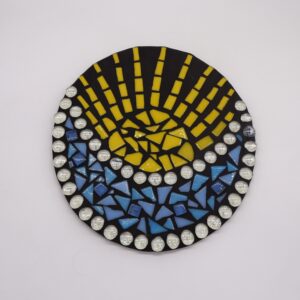 Mosaic Circular Hanging Decoration