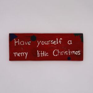 Christmas Quote Wooden Plaque