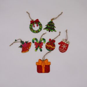 Wooden Christmas Tree Ornament