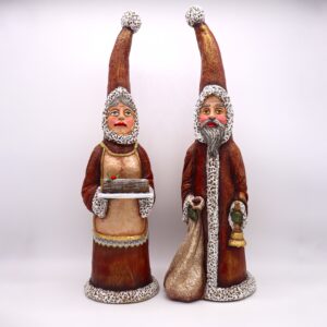 Mr and Mrs Claus Figurines