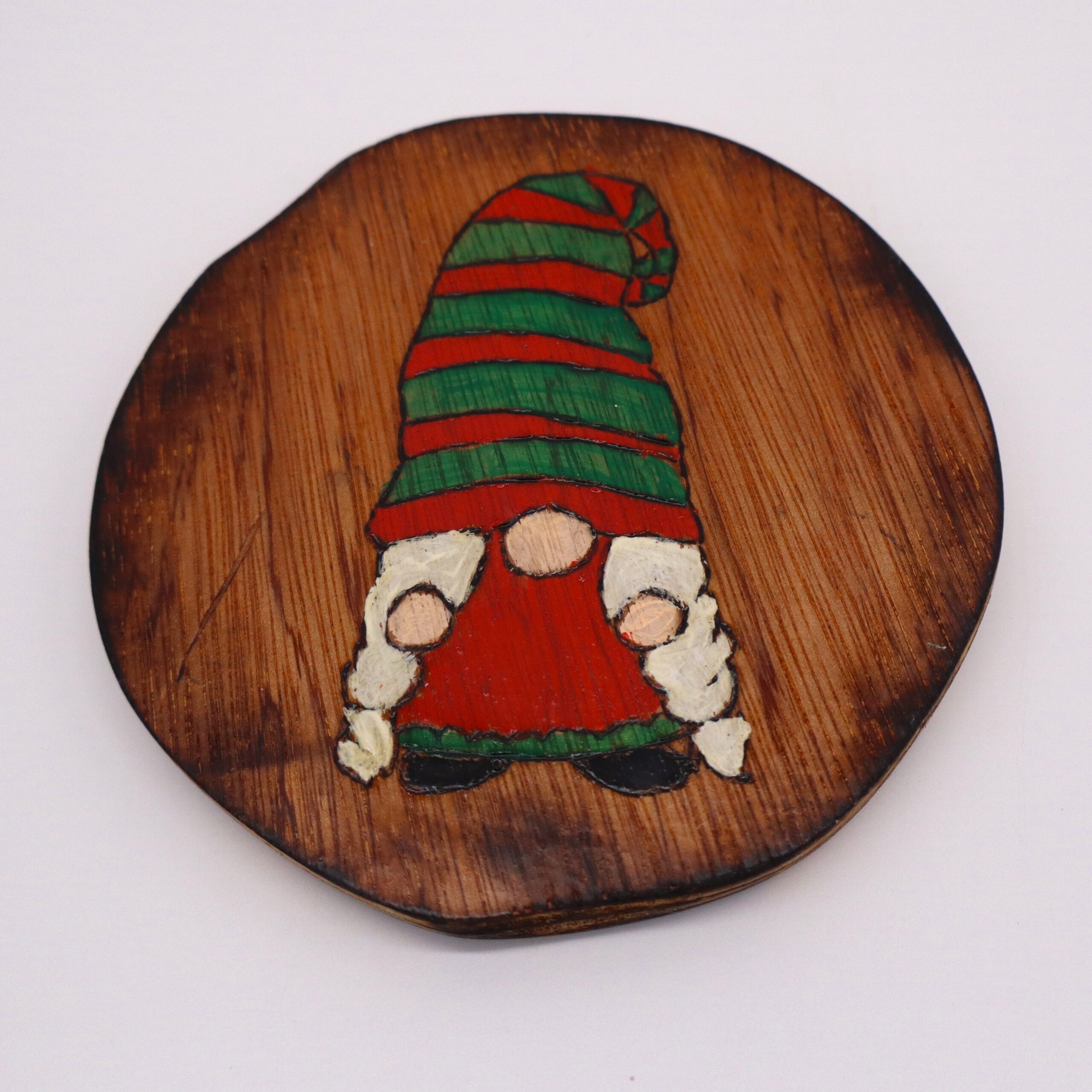Round Christmas Coasters
