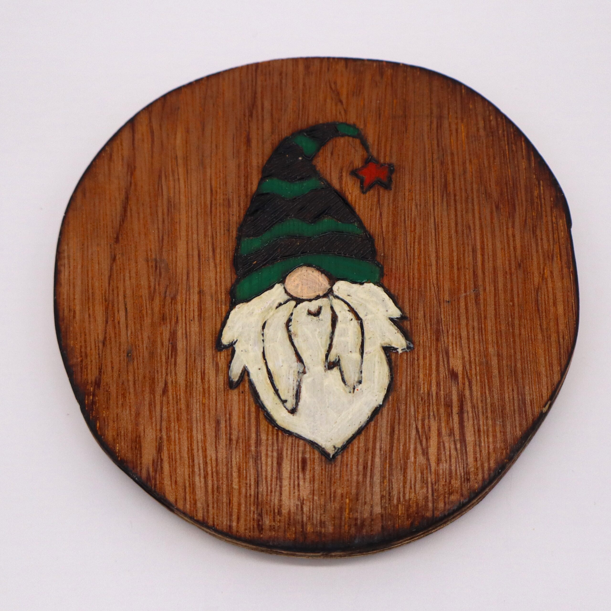 Round Christmas Coasters