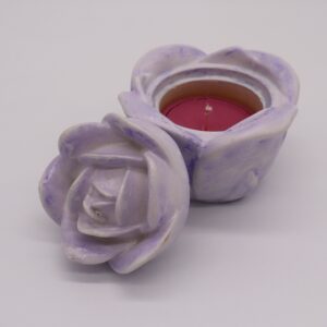Rose candle holder