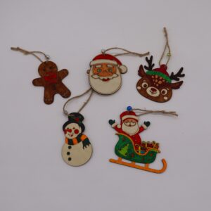 Wooden Christmas Tree Ornament