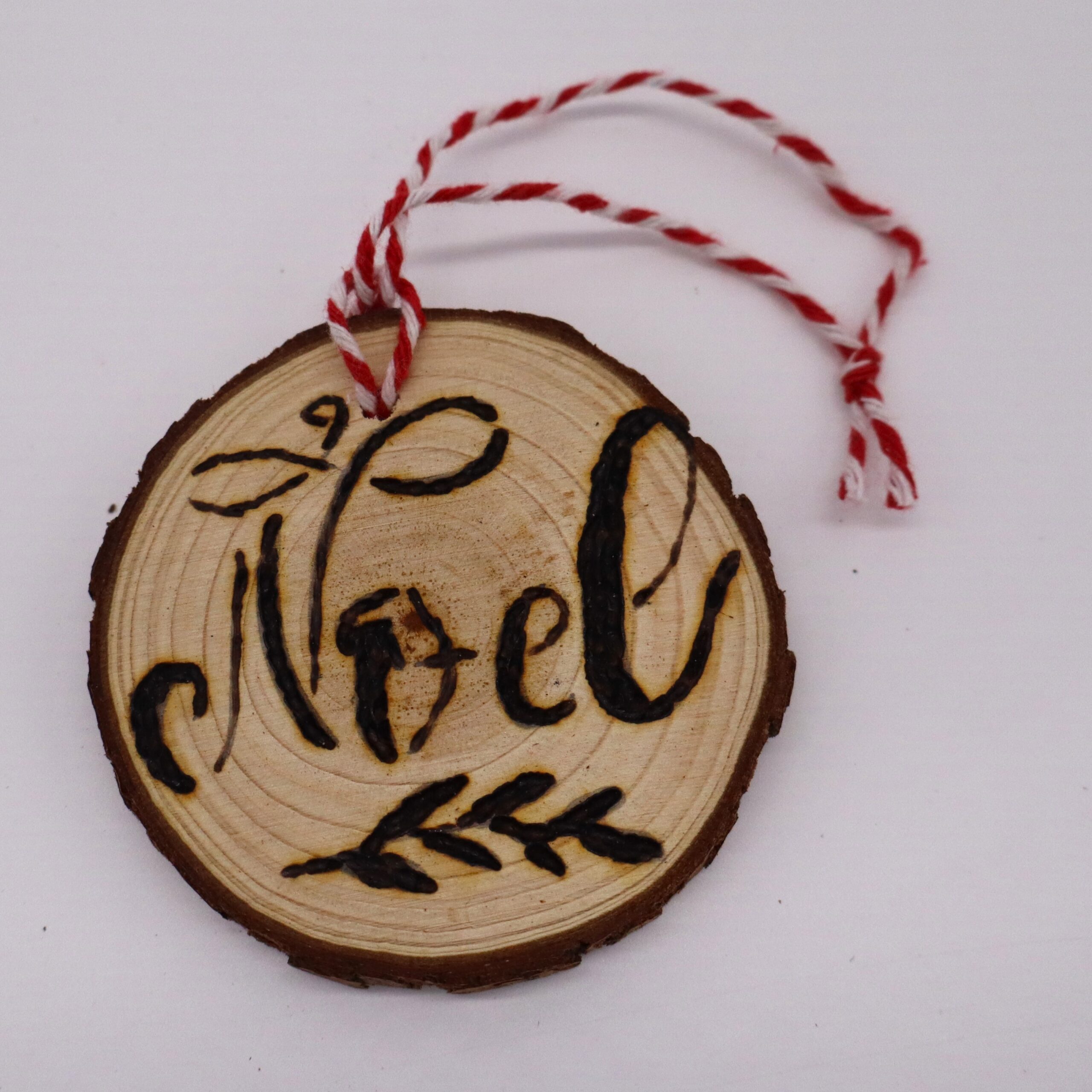 Noel Engraved Wood Christmas Decoration